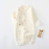 Mameluco para bebé para otoño e invierno, de manga larga, algodón peinado, ropa para recién nacidos para niños y niñas, algodón puro, mameluco Clase A
