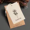 Tienda de ropa de alta gama: etiquetas colgantes de algodón y lino hechas a medida, etiquetas para ropa, diseños de logotipos y servicios de impresión de etiquetas