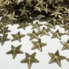 Lámina de bronce, lámina plana de bronce con forma de estrella de cinco puntas, adorno de transferencia de calor, pedrería de transferencia de calor, lámina de aluminio, pedrería de transferencia de calor para ropa, lámina de bronce para transferencia de calor, cadena de hierro