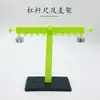 Balança de Alavanca e Gancho de Suporte para Balanço de Forças, Equipamento de Experimento Científico para Ensino Fundamental, Instrumento de Ensino para Experimentos de Mecânica Física
