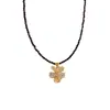 Serie de Collares de Cristal Negro Simple de Moda Vintage Exquisito Lujo Ligero Versátil Cadena de Clavícula de Gama Alta Súper Brillante para Mujeres