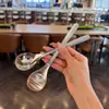 Cuchara Estilo Japonés Acero Inoxidable 304 Cuchara de Mesa Cuchara para Curry Cuchara Doméstica Cuchara Sopera de Mango Largo Cuchara para Helado Postre