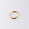 Llavero de acero inoxidable con espejo, anillo plano de 2,5 x 25 mm y 2,5 x 30 mm, accesorios para bricolaje
