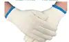 Guantes de protección laboral guantes de hilo de algodón guantes gruesos resistentes al desgaste para hombre sitio de trabajo laboral guantes protectores para manipulación al por mayor