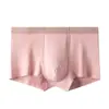 Nuevos y modernos bóxers adhesivos de algodón puro sin costuras para hombre, cómodos, transpirables, de moda