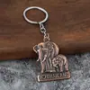 Liga de três dimensões elefante três dimensões corajoso pingente acessórios bronze diy joias fábrica outlet