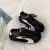 Nuevas Zapatillas Versátiles de Caña Baja para Primavera/Verano 2026, Cruzadas, Casuales, Rayadas, de Comercio Exterior, Bloques de Color, Zapatillas de Entrenamiento Alemanas para Mujer