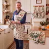 Toallas Pequeñas Populares Navideñas Estampadas Transfronterizas, Paños de Cocina para Platos, Toallas de Mano Absorbentes de Secado Rápido para el Hogar, Venta al por Mayor desde el Fabricante