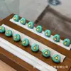 Magnesita incrustada con cobre puro, accesorios culturales budistas no fraccionados, pulsera DIY hecha a mano, joyería para la mano, accesorio de moda S1954