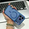 Adecuado para funda de teléfono iPhone 18 Pro Max, funda protectora acrílica magnética transparente Apple 17 con airbag anti-caídas