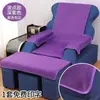 Juego de Cuatro Toallas para Sofá de Baño de Pies Set de Dos Fundas para Sofá de Masaje de Pies Sábana para Cama de Silla de Masaje de Baño de Pies Engrosada Alfombrilla Antideslizante Impresión