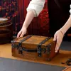 Maleta Antigua Color Viejo Caja de Almacenamiento de Madera Caja de Almacenamiento para Tienda Doméstica Accesorios para Ventanas Accesorios de Cine y Televisión Caja de Madera