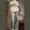 Sudadera con capucha de una pieza estilo americano para mujer, tallas grandes, para otoño e invierno, estilo perezoso, fiesta de estudiantes, cárdigan holgado, top, chaqueta