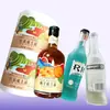 Fabricantes calcomanías alimentarias personalizadas doradas papel estucado color PVC transparente logotipo de marca etiqueta impresión