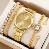 Comércio Exterior Mais Vendido Novo Tendência Quadrado Relógio Feminino Relógio Dourado Relógio Feminino Pulseira de Aço Relógio Feminino Fabricante em Estoque Atacado