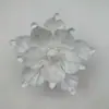 Flores de Natal Personalizadas para Atacado Flores de Magnólia com Lantejoulas de Camada Dupla Cabeças de Flores Artificiais de Natal Decorações de Árvore de Natal Enfeites de Natal
