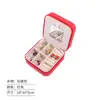 Caja de Joyería Portátil Europea y Americana Mini Caja de Empaque de Joyería para Viaje Caja de Almacenamiento de Joyería para Pendientes de Princesa Anillo