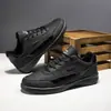 Zapatillas Deportivas Casuales Populares Transfronterizas de 5 Colores 48 Primavera y Otoño Zapatos de Cuero Impermeables Calzado Casual Suave Antideslizante para Jóvenes