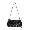 Bolso tote de lunares 2026 de gran capacidad, moderno y elegante, bolso de hombro simple y a la moda, bolso de mano cuadrado pequeño para mujer