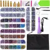 Suministro Especial Transfronterizo Kit Aplicador de Pedrería Hotfix Portátil Reparador de Pedrería Herramienta de Aplicación de Pedrería para Ropa Kit Fabricante Venta al por Mayor