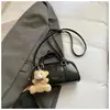 2026 Nuevo Modelo Bolso de Hombro Texturizado de Color Sólido de Moda Elegante para Mujer Bolso Boston de Moda Bolso Cruzado de Moda