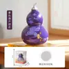 Adorno de Calabaza Alimentado por Energía Solar para Atraer Riqueza y Aliviar el Estrés, Regalo Creativo para Escritorio de Oficina, Decoración Propicia para la Entrada, Objeto Pequeño Cultural y Creativo