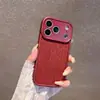 Capa de Couro Estampa de Leopardo Retrô Outono Inverno para iPhone 18 Pro Max Apple 17 Capa de Telefone 16/15 Nova Janela Grande