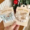 Paquete de 2~Gomas para el Cabello Elásticas tipo Cola de Caballo con Brillo de Estrella Acrílica Estilo Coreano para Niñas