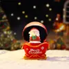 Base de trineo navideño transfronterizo bola de cristal pequeña regalo de vacaciones para niños decoración navideña para el hogar fabricante venta al por mayor