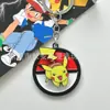 Llavero Caliente de Anime Pokemon Aleación de Zinc Rodamiento Diseño Giratorio Criaturas Mágicas Lindas