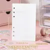 Papel para Planejador A4 A5 A6 A7 M5 de Folha Solta, Dupla Face, em Branco, Páginas Internas com Adesivos, Inserções Recarregáveis para Planejador de 6 Furos 5 Furos