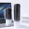 Termo con degradado personalizado y hebilla de cierre, con tapa que rebota, ideal para beber directamente en casa, oficina o como regalo de empresa.