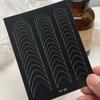 Explosiones Francesas Calados Pegatinas para Uñas Pintadas en Spray Modelado Mariposa Amor Plantilla de Doble Cara Tienda de Uñas Especial Pegatinas de Plantilla