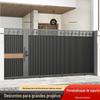Nova porta de alumínio estilo chinês auto-construído liga de alumínio porta de entrada pátio villa simples novo estilo chinês porta de liga de alumínio