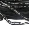 Fábrica en stock banda microelástica tira para cuello de prenda cincha imprimible poliéster banda microelástica accesorios para equipaje