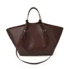 Bolsa Tote Balde Simples Transfronteiriça para Mulheres 2025 Inverno Nova Tendência Moda Simples Versátil Ombro Bolsa de Axila