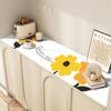 Pintura al Óleo Mantel para Mesa de Aparador Impermeable Cuero Mantel para Mesa de Gabinete de TV Paño de Cubierta para Alacena Mantel para Mesa de Noche Mantel para Mesa de Zapatero