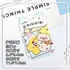 Portatarjetas de oso de dibujos animados para comercio exterior, anticaída, adecuado para tarjetas de comedor de estudiantes, gafetes de control de acceso, funda protectora, venta al por mayor desde el fabricante