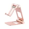 Soporte de escritorio de aleación de aluminio para teléfono móvil y tableta, doble plegado multifuncional, soporte de metal personalizable para teléfono móvil y tableta