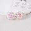 Rosa Eterna Heidi 25mm Furo Reto Contas Redondas Contas Soltas Corrente para Celular Material DIY Acessórios de Joias Artesanais com Contas