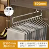 Cabideiro de Calças para Guarda-Roupa, Trilho Telescópico Embutido Montado no Topo com Extração, Barra Cabideiro Antiderrapante para Calças Doméstico