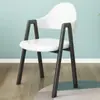 Silla de Comedor Nórdica para Uso Doméstico, Silla Moderna Minimalista en Forma de A, Silla de Comedor con Respaldo, Silla de Hierro Forjado para Mesa de Comedor, Taburete para Escritorio de Dormitorio