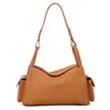 Bolso de Axila de Moda 2026, Piel Genuina, Bolso Cruzado de Alta Gama para Viajes Diarios, Bolso de Hombro con Diseño de Nicho Coreano para Mujer