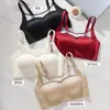 Sutiã popular de cetim sem costura anti-gravidade para seios pequenos com bojo push-up, massagem, sustentação, sem aro, lingerie feminina, sutiã esportivo