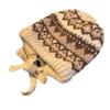 Gorro de Punto Estilo Étnico para Mujer Invierno Pasamontañas Gorro Bolsa Doble Propósito Cálido Felpa Pila Lana Gorro de Moda
