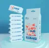 Paquete Pequeño de Toallitas Húmedas para Estudiantes de Primaria, Toallitas Húmedas Portátiles para Niños para Limpiar y Secar la Cara, Toallitas de Limpieza para Viajes