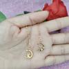 Colgante Año Zodiacal del Conejo Collar Conejo Luna Estrella Accesorio Recogedor de Estrellas Diseño Nicho Joyería