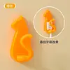 Nuevo Portacepillos con Diseño de Gato, Estante de Almacenamiento para Cepillos de Dientes de Baño Montado en la Pared sin Taladro