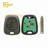 Adecuado para Llave de Coche Peugeot Citroen de 2 Botones Ne72/Sx9/Ne78 con Chip Integrado Ask-433Mhz