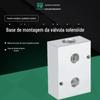 Base de instalação da válvula solenóide do bloco de válvulas da série 4M 4M210/310/410 base de suporte assento da válvula solenóide do bloco de conexão